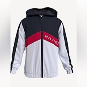TOMMY HILFIGER KIDS' COLORBLOCK ZIP HOODIE